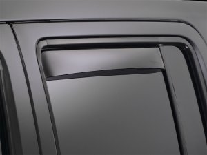Toyota Tacoma Access Cab Rear Side Window Deflectors - WeatherTech - Dark Smoke - `05-`13