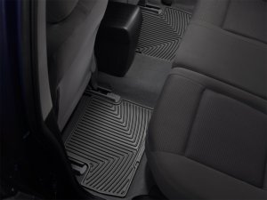 Toyota Tacoma Crew Cab Floor Mats - Rear - WeatherTech - Rubber - Black - `05-`13