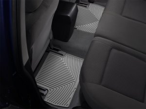 Toyota Tacoma Crew Cab Rear Rubber Mats - WeatherTech - All-Weather - Grey - `05-`13