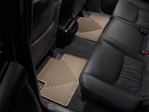 Toyota Tacoma Rear Rubber Mats - WeatherTech - All-Weather - Tan - `05-`13