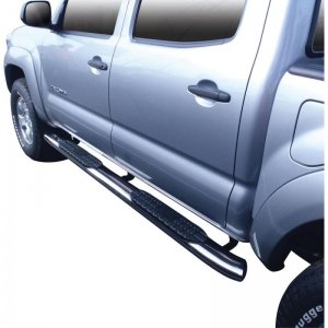 Toyota Tacoma Nerf Bars - Westin - PRO TRAXX 5 Oval - Polished Stainless Steel - `05-`17