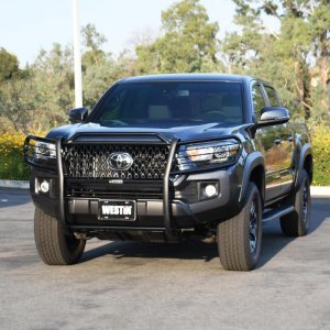 Toyota Tacoma Grille Guard - Front - Westin - Sportsman - Black - `16-`18