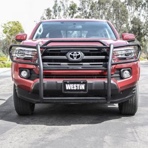 Toyota Tacoma Grille Guard - Front - Westin - Sportsman - Black - `16-`18