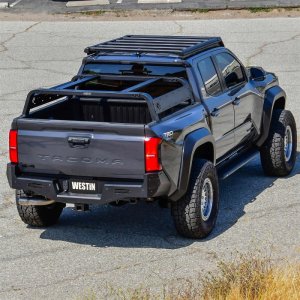 Toyota Tacoma Cargo Rack Base - Westin - Overland - Textured Black - `05-`21