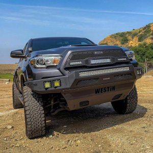 Toyota Tacoma Bumper - Front - Westin - Pro-Mod - Textured Black - `16-`20