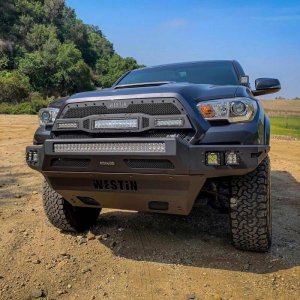Toyota Tacoma Bumper - Front - Westin - Pro-Mod - Textured Black - `16-`20
