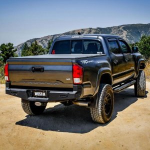 Toyota Tacoma Rear Bumper - Westin - Pro-Series - Textured Black - `16-`20