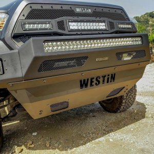 Toyota Tacoma Skid Plate - Westin - Pro-Mod - Textured Black - `16-`21