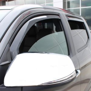 Toyota Tacoma Wind Deflectors - Westin - Wade In-Channel - Smoke - `16-`18