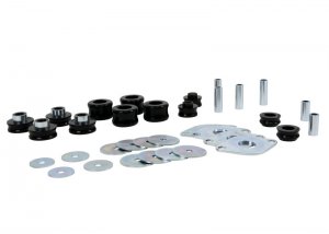 Toyota Tacoma Bushing Kits - Front + Rear - Whiteline - Body Mount Kit - Black - 2005