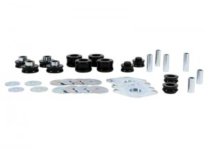 Toyota Tacoma Bushing Kits - Front + Rear - Whiteline - Body Mount Kit - Black - 2005