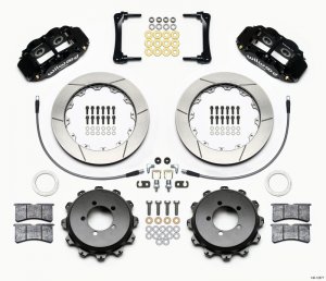 Subaru WRX Brake Kit - Rear - Wilwood - Forged Narrow Superlite 4R + BP-10 Pads + 12.88” Rotors - `08-`12