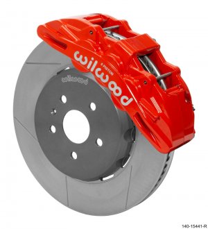 Chevrolet Camaro Brake Kit - Front - Wilwood - SX6R 15in Lug Drive Rotor - Red - `16-`19