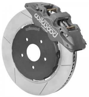 Chevrolet Corvette C6 Brake Kit - Front - Wilwood - Aero4R/ST 14in - Black Anodize - `05-`13