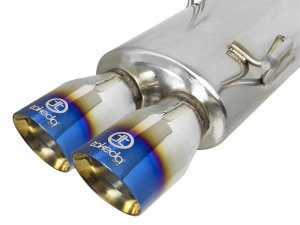 Subaru WRX Performance Exhaust - aFe - Cat Back, Dual Exit - Blue Flame - `15-`21