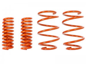 Chevrolet Camaro Lowering Springs - Front + Rear - aFe - 2 Stage Powdercoat - Tangerine Orange - `16-`23