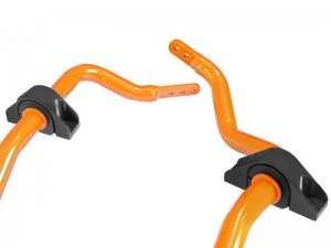 Ford Mustang Sway Bar Set - Front + Rear - aFe - 35mm 2-way adjustable front and 32mm 3-way adjustable rear - Tangerine Orange - `15-`23