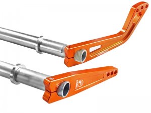 Chevrolet Corvette C7 Sway Bar Set - Front + Rear - aFe - PFADT Series - Tangerine Orange - `14-`15