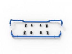 Chevrolet Corvette C8 Sway Bar Set - Front + Rear - aFe - 3-Way Adjustable - Blue - `20-`23