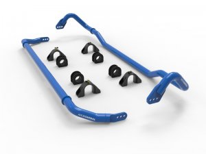 Chevrolet Corvette C8 Sway Bar Set - Front + Rear - aFe - 3-Way Adjustable - Blue - `20-`23
