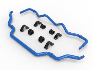 Nissan 370Z Sway Bar Set - Front + Rear - aFe - 2-Way Front, 3-Way Rear Adjustment - Blue - `09-`20
