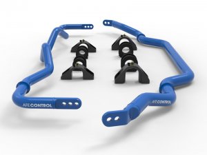 Nissan 370Z Sway Bar Set - Front + Rear - aFe - 2-Way Front, 3-Way Rear Adjustment - Blue - `09-`20