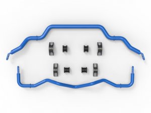 Nissan 370Z Sway Bar Set - Front + Rear - aFe - 2-Way Front, 3-Way Rear Adjustment - Blue - `09-`20