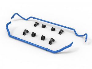 Toyota GR Supra Sway Bar Set - Front + Rear - aFe - 3-way Adjustable - Blue - `20-`23