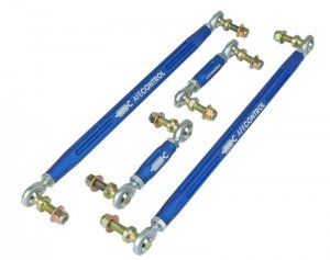 Toyota Supra Sway Bar End Links - Front & Rear - aFe - Adjustable - Blue - `20-`23