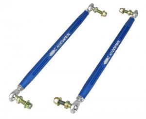 Toyota Supra Sway Bar End Links - Front - aFe - Adjustable - Blue - `20-`23