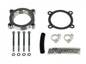 Ford Mustang Throttle Body Spacer - aFe - Silver Bullet - Silver - `11-`14