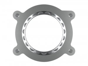 Chevrolet Corvette C8 Throttle Body Spacer - aFe - Silver Bullet - Silver - `20-`25