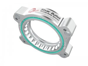 Chevrolet Corvette C8 Throttle Body Spacer - aFe - Silver Bullet - Silver - `20-`25