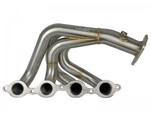 Chevrolet Corvette C8 Performance Exhaust - aFe - Twisted Steel Long Tube Header - Brushed - `20-`25