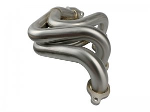 Chevrolet Corvette C8 Performance Exhaust - aFe - Twisted Steel Long Tube Header - Brushed - `20-`25