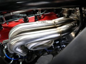 Chevrolet Corvette C8 Performance Exhaust - aFe - Twisted Steel Long Tube Header - Brushed - `20-`25