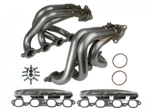 Chevrolet Corvette (C8) Performance Exhaust - aFe - Twisted Steel Long Tube Header - Raw Finish - `20-`25