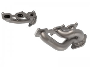 Ford Mustang Performance Exhaust - aFe - Twisted Steel Shorty Header with Titanium Coat Finish - `11-`17