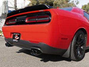 Dodge Challenger Performance Exhaust - Rear - aFe - MACH Force-Xp Cat Back - Black - `15-`21