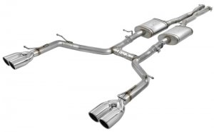 Dodge Challenger Performance Exhaust - Rear - aFe - MACH Force-Xp Cat Back - Polished - `15-`19