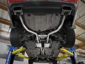 Dodge Challenger Performance Exhaust - aFe - MACH Force-Xp Cat Back - Raw Tip - `15-`19