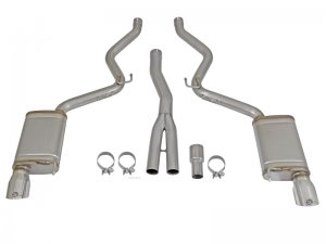 Ford Mustang Performance Exhaust - aFe - MACH Force-Xp Cat Back - Polished - `15-`16