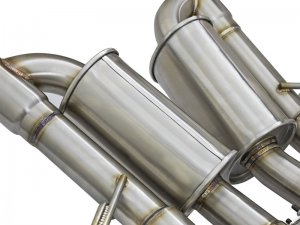 Chevrolet Corvette Performance Exhaust - Rear - aFe - MACH Force-Xp Axle-Back with Carbon Fiber Tips - Carbon Fiber - `14-`19