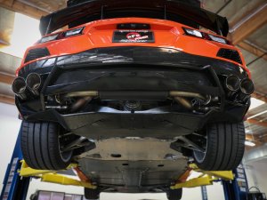 Chevrolet Corvette C8 Performance Exhaust - aFe - MACH Force-Xp Cat-Back w/ NPP Exhaust Valve - Polished - `20-`25