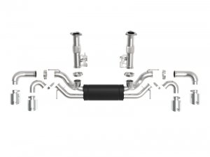 Chevrolet Corvette (C8) Performance Exhaust - aFe - MACH Force-Xp Cat Back - Polished - `20-`25