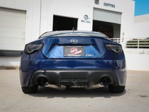Subaru BRZ Performance Exhaust - aFe - Takeda Dual Cat-Back with 304 Stainless Steel and Dual Tips - Black - `13-`15
