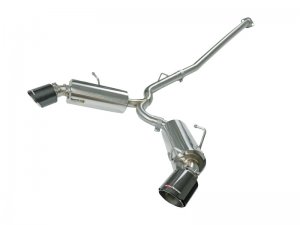 Subaru BRZ Performance Exhaust - Rear - aFe - Axle Back, Dual Tips, 304SS - Carbon Fiber - `13-`15