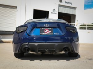 Subaru BRZ Performance Exhaust - aFe - Takeda Dual Cat-Back with Blue Flame Tips - Blue - `13-`15