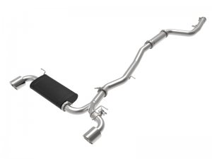 Toyota Supra Performance Exhaust - aFe - Takeda Cat Back - Polished - `20-`25