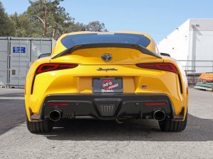 Toyota Supra Performance Exhaust - aFe - Cat Back - Polished - `21-`24